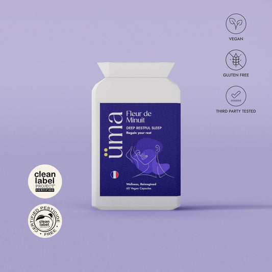 Midnight Bath is a unique formula designed to help you sleep better and lift your spirits in just a few weeks. Thanks to the synergy of 13 natural active ingredients, these dietary supplements provide a direct solution to menopause challenges. Experience a treatment that promotes better sleep and restores your vitality.