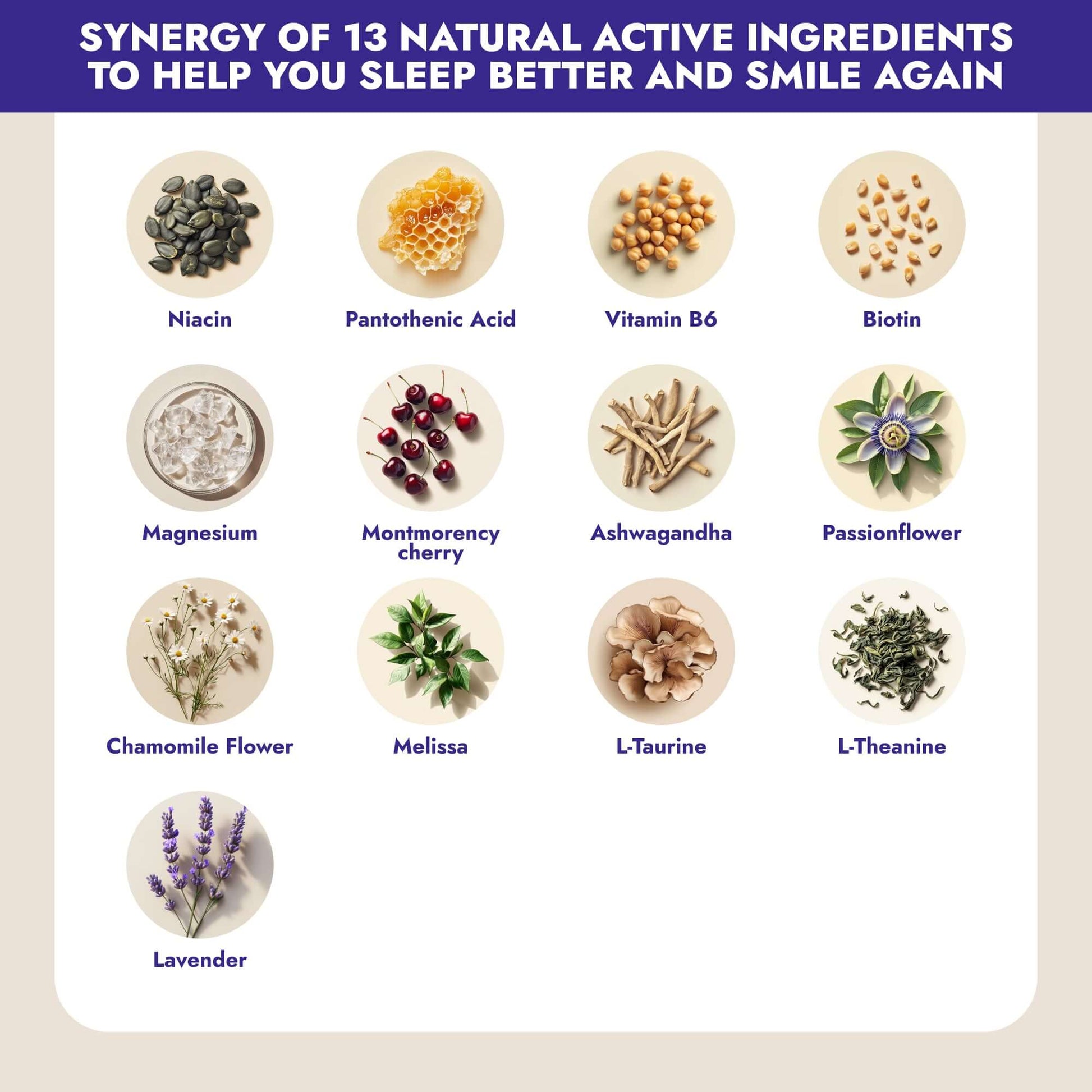 Midnight Bath is a unique formula that helps you get back to sleep and boost your mood in just a few weeks. Thanks to the synergy of 13 natural active ingredients, these dietary supplements offer a direct response to the challenges of menopause. A treatment to help you sleep better and regain your vitality.