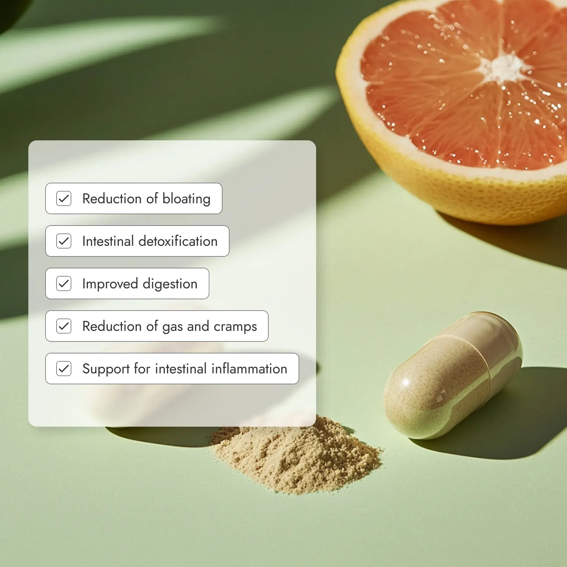 Say goodbye to bloating and discomfort with our “Goodbye Bloating & Discomfort” combination! Composed of Bouquet de Flore and Symbiotic, this dynamic combination directly targets digestive disorders. Designed for menopausal women struggling with digestive stress, this formula helps detoxify your intestines, relieve indigestion, and balance your intestinal flora.