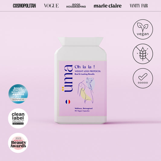 Meet Oh La La, the groundbreaking weight management formula designed just for women facing menopause. It's your secret weapon against the dreaded menopause belly, helping you shed stubborn fat, curb cravings, and unleash vibrant energy. Join over 190,000 women who have transformed their lives with Oh La La and start your journey to lasting change today.